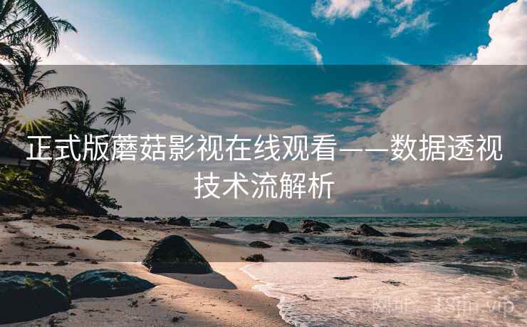 正式版蘑菇影视在线观看——数据透视技术流解析